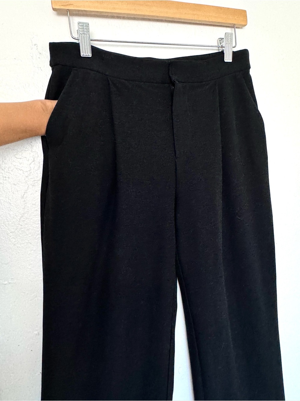 Vuori Elevation Trouser Black Heather Wide-Leg Relaxed Pants Medium - Picture 5 of 12